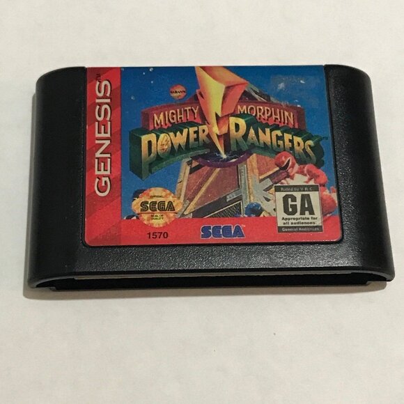 Mighty Morphin Power Rangers For Sega Genesis - Picture 1 of 2